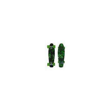 Plastic Green Skateboards Penny Boards Skateboard  PP / PC Material