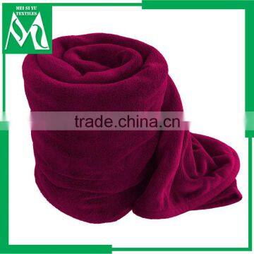 soft microfiber heavry fleece plush blanket wholesale