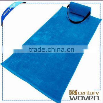 Convenient beach towel with pillow for sale