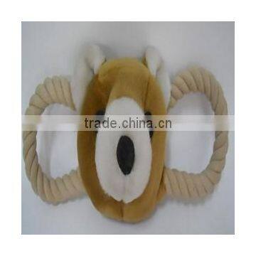 Good design stuffed dog toys with rope