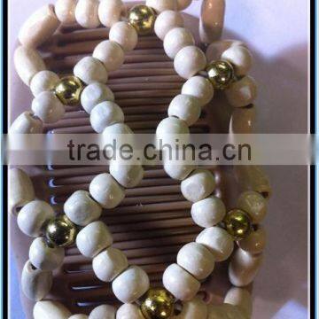 2016 Newest Design Korean Style Shining Crystal Beads Magic Hair Comb for Promotional Gifts photo-4