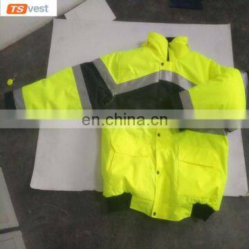 300D Oxford Motorbike Fleece Reflective Jacket Logo Customized