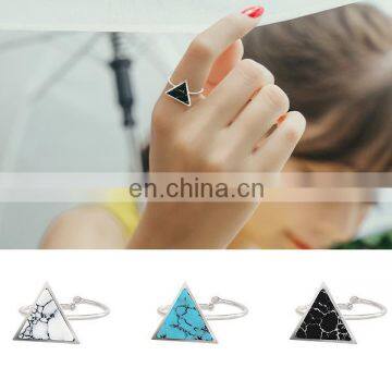 925 Sterling Silver Ring Adjustable Silver Ring Turquoise Rings