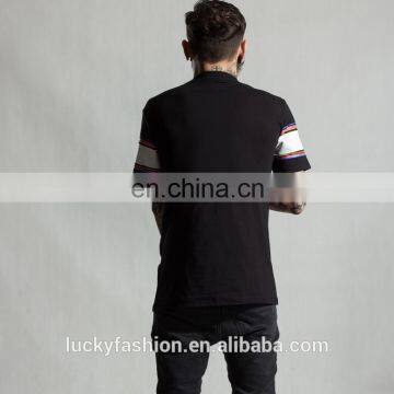 2016 Baiyimo Wholesale China New Summer Short Sleeve Dinosaur Print Comfort Cotton Fabric Longline t Shirt Men