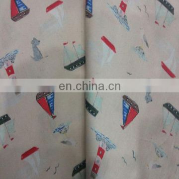 printed cotton polyester fabric for dress use