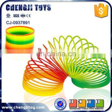 Cheaper promotion rainbow slinky spring toy