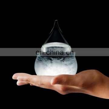 Creative Desktop Droplet Storm Glass Water Drop Weather Storm Forecast Predictor Monitors Bottle Barometer Ornaments Crafts Gift