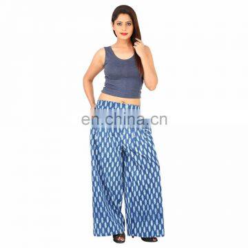 New 100%Cotton Handmade Women's Summer Trousers Loose Wide Leg Lounger Aladin Style Palazzo Yoga Pants