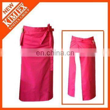 Printed cook sute waist apron with custom design for kitchen