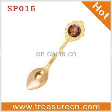 High quality SGS verified metal spoon plate gold