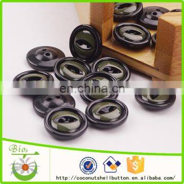 2 Holes Fish Eye Custom Made Natural Tagua Corozo Lady Suit Buttons photo-3