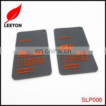 Custom double sides clothing silicone logo brand badge