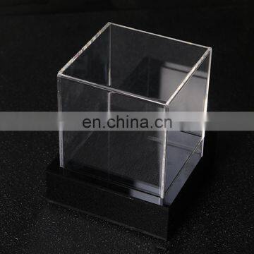 main acrylic ,plastic material and box product type clear perspex dolls display case