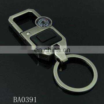 promotion gift aluminum keychain with LED light