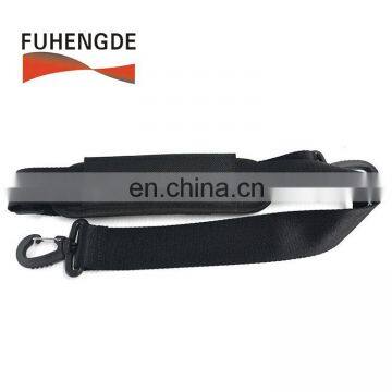 Detachable and Adjustable black padded shoulder straps with logo printing