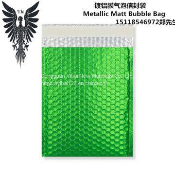 Green Metallic Matt Bubble Bag