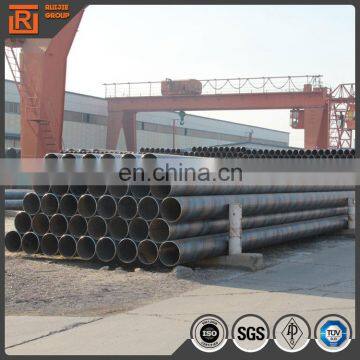 Spiral Welded Pipe Mill Ssaw Steel Tube With Material X52