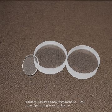 transparent pyrex glass discs borosilicate sight glass