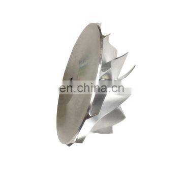 GT3037 452708-0001 11+0 лезвий Диаметр отверстия 57,04/76,13 мм: 6,00 мм Турбина, обработанная фрезерованием/Алюминий 2618/Блок компрессорного колеса photo-4