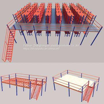 Automated Storage Retrieval System Industrial Pallet Racks For Warehouse