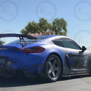 Km for 2012-2015 981 Carman Upgrade GT4 Bodykits PP Material photo-4