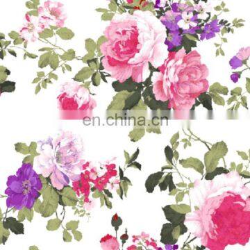 Factory Direct Sale Peach Skin 100% Polyester Microfiber Printed Fabric photo-3