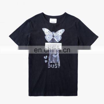DiZNEW High Quality Digital Print Shirts Oem Butterfly Cotton Dtg Printing T-shirt For Men photo-2