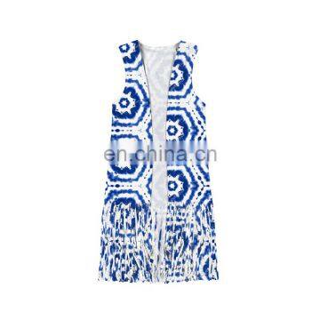 Girl Kids Summer Cardigan Tie Dye Kimono Monouso photo-3