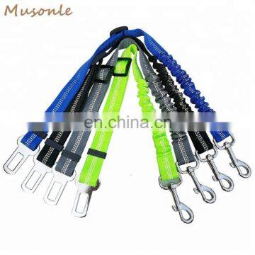 Multicolor Adjustable Nylon Bungee Dog Pet Seat Belt for Car photo-3
