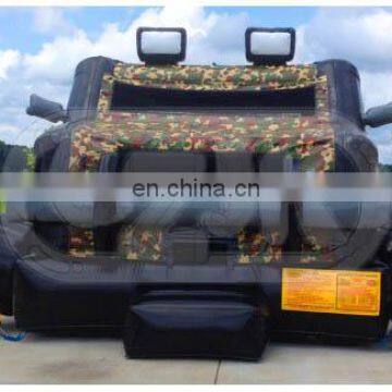 Camouflage Monster Truck Inflatable Jumper Castle Moonwalk Trampoline Bounce House