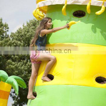 Jungle Themed Rock Climbing Wall Inflatable Climbing Climb Game For Adults