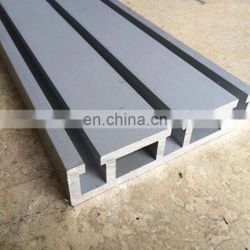 Extruded Metal Slide Parts Aluminium Double U Profile photo-4