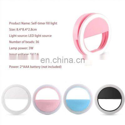 2021 Factory Price Dimmable Selfie Ring for Makeup Video Photographic Lighting USB Charger LED Selfie Ring Light photo-4