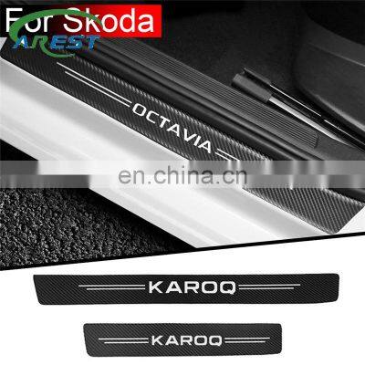 Car sticker door decoration modified protective decoration For Skoda Octavia FABIA KAMIQ KAROQ KODIAQ RAPID SCALA SUPERB