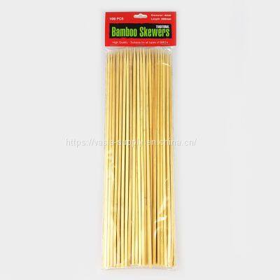 Extra Long Disposable Bamboo Skewers 36 Inch (3ft) 5mm Thick Safe Extra Long bamboo sticks