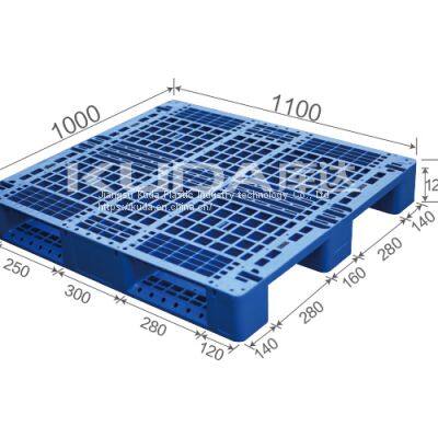 Warehouse anti-static  1110B WGCZ PLASTIC PALLET(BUILT-IN STEEL TUBE) china manufacturer good quality