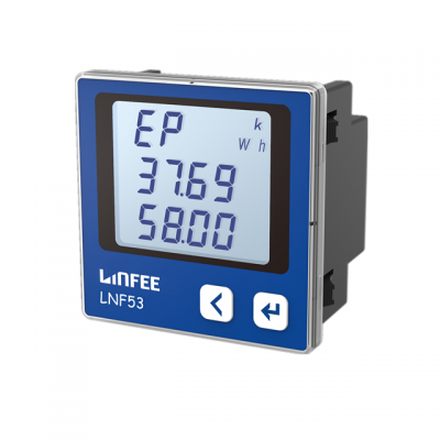 LNF53 LCD display RS485 3 phase modbus multifunction energy meter