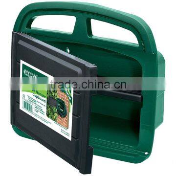 Wall Mount Garden Plastic Hose Hanger with Storage Cabinet