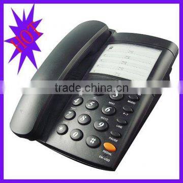 corded telephone with memory and handfree function