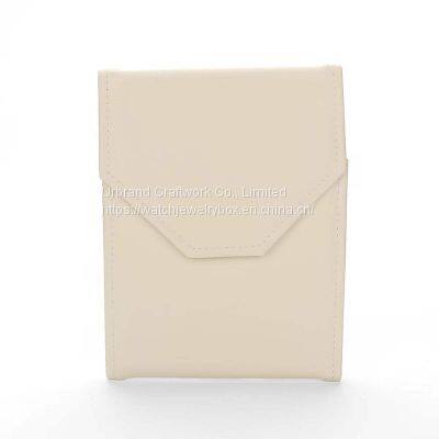 Pearl Necklace Folding Package New Packaging Jewelry Bag PU Leather Clutch Bag Portable Travel Jewelry Storage Bag photo-3