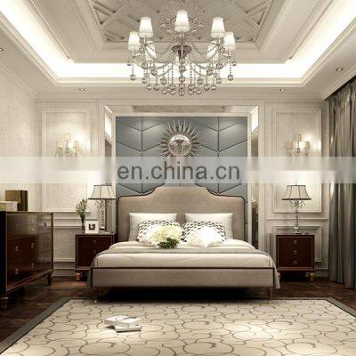 American Style Bedroom Furniture Bed Frame Queen Size Beds photo-3