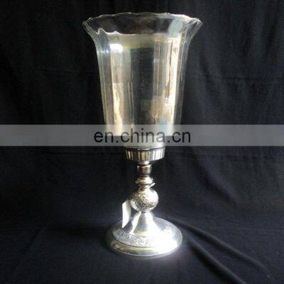 new design tall antique huriccane candle holder for decor