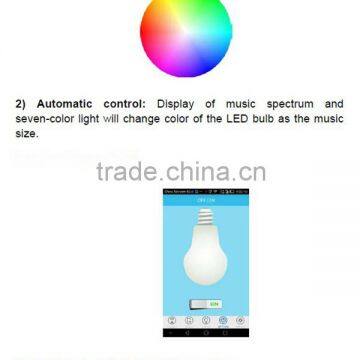 AC100V- AC240V Power Supply 3Watt Bluetooth Speaker With LED Light Bulb 6Watt Coming With Managing Mobile APP Via Bluetooth 4.0 photo-4