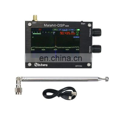 3.5'' 50KHz-200MHz Malachite DSP SDR Receiver Malahit SDR Shortwave Radio Receiver with Aluminum Alloy Shell