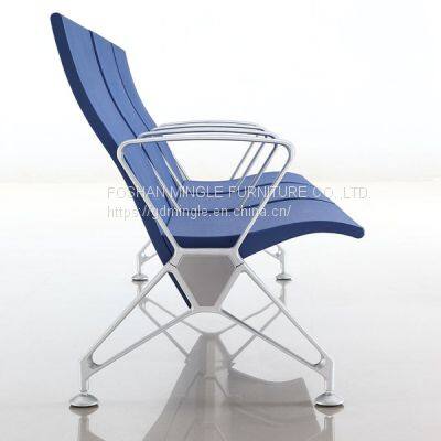PU Foam Waiting Chair With USB Power Charger Airport Chair photo-5
