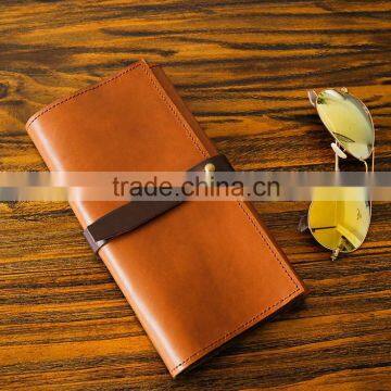 New Designer Hand-made Cowhide Leather Wallet Retro Couples Wallet Unisex Wallet Purse photo-2
