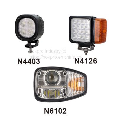 70050192,70050193 LED headlamp for JCB backhoe loader NOKPRO lights