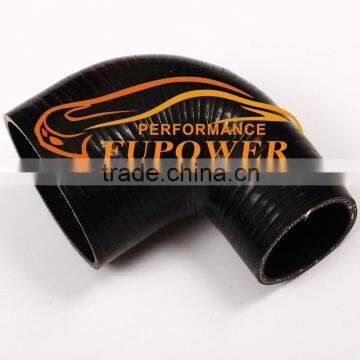 ID: 51mm to 64mm 90 Degree Silicone Reducer Elbow Hose for Turbo Intercooler /Heater/Radiator/Oil Cooler Coupler Hose Black Pipe
