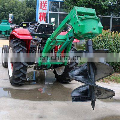 554 mini tractor price farm tractor with post hole digger earth auger  for sale