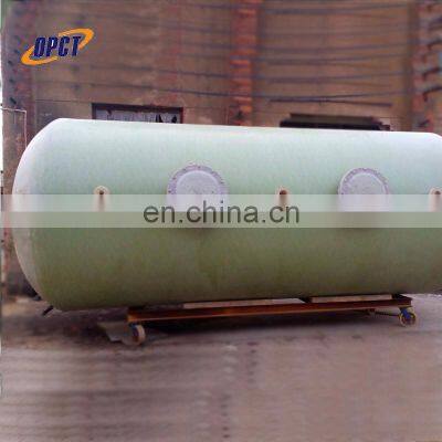 1000m3 Fiberglass Horizontal Frp Grp Hydrochloric Acid Storage Tank